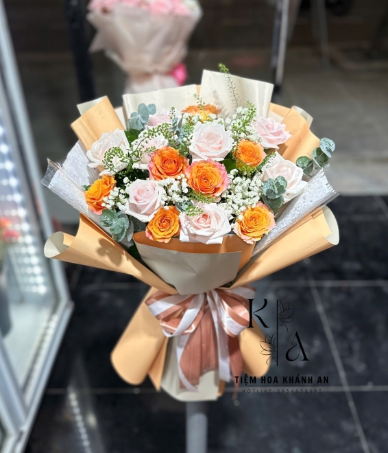 Bó hoa chúc mừng 20/10