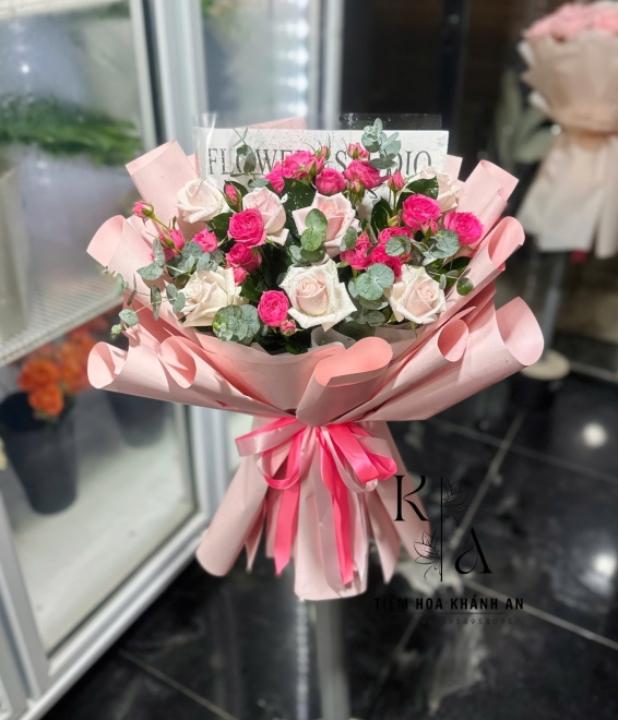 Bó hoa chúc mừng 20/10