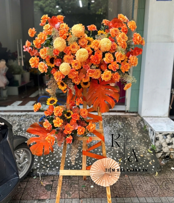 Kệ hoa chúc mừng khai trương  