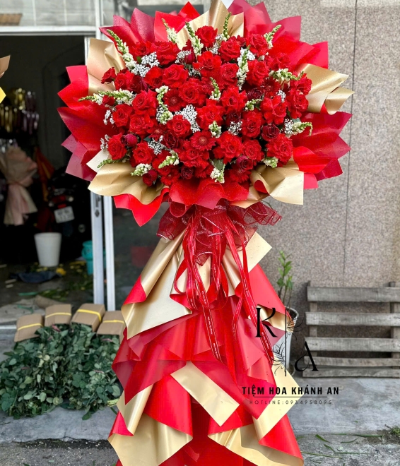 Kệ hoa chúc mừng khai trương  