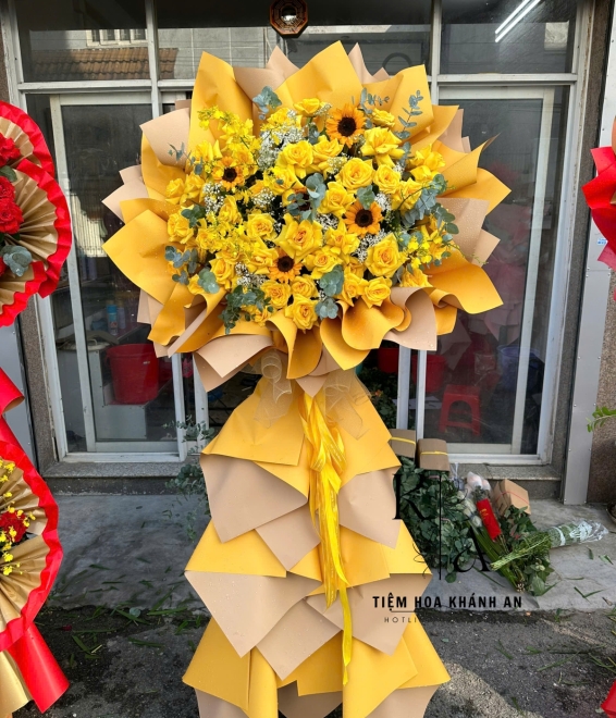 Kệ hoa chúc mừng khai trương  