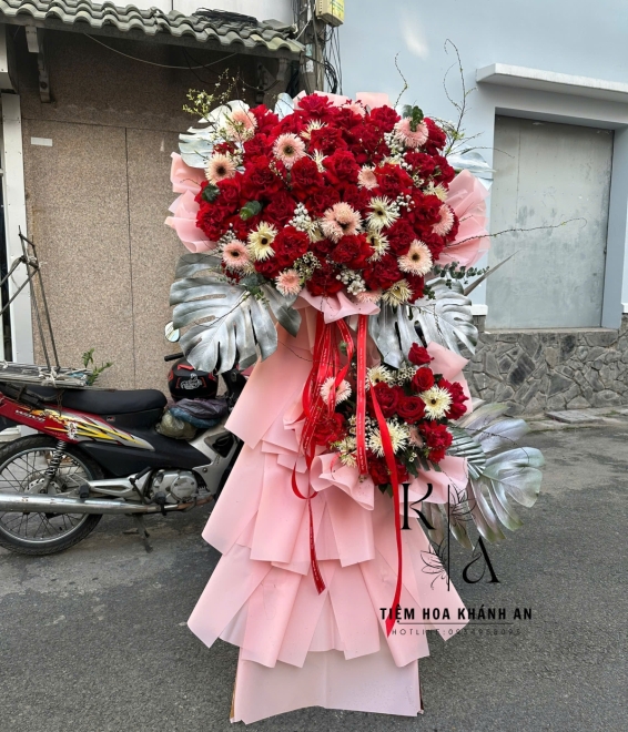 Kệ hoa chúc mừng khai trương