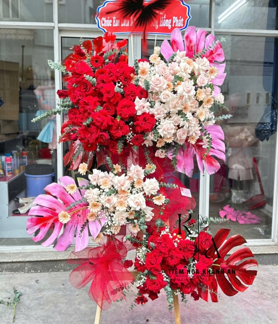 Kệ hoa chúc mừng khai trương