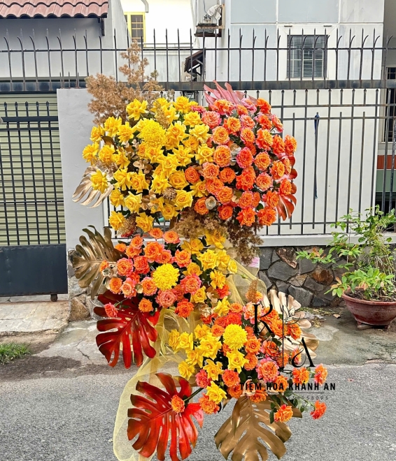 Kệ hoa chúc mừng khai trương