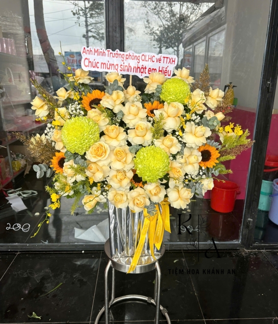 Giỏ hoa chúc mừng sinh nhật