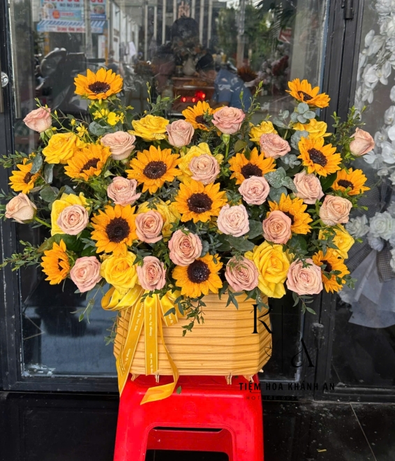 Giỏ hoa chúc mừng sinh nhật