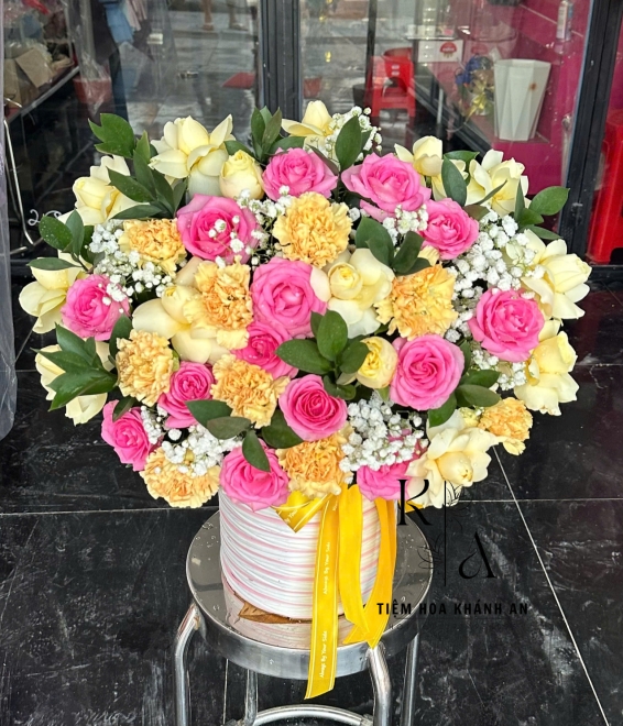 Giỏ hoa chúc mừng sinh nhật