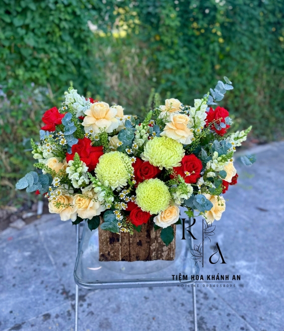 Giỏ hoa tặng thầy 20/11