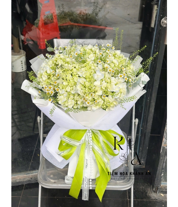 Bó Hoa cẩm tú cầu chúc mừng 20/10