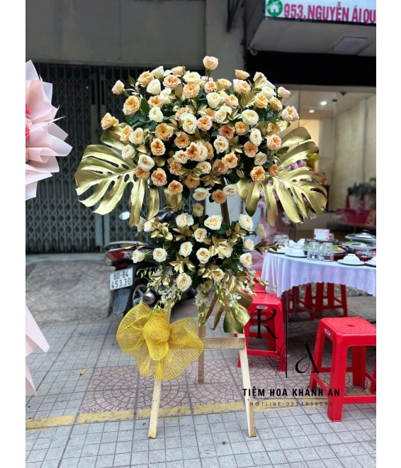 Kệ hoa chúc mừng 