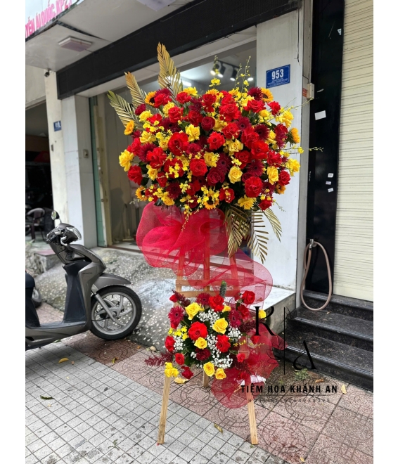 Kệ hoa chúc mừng khai trương 