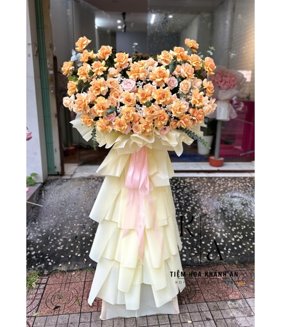 Kệ hoa chúc mừng khai trương 