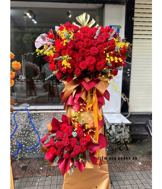 Kệ hoa chúc mừng khai trương  công ty