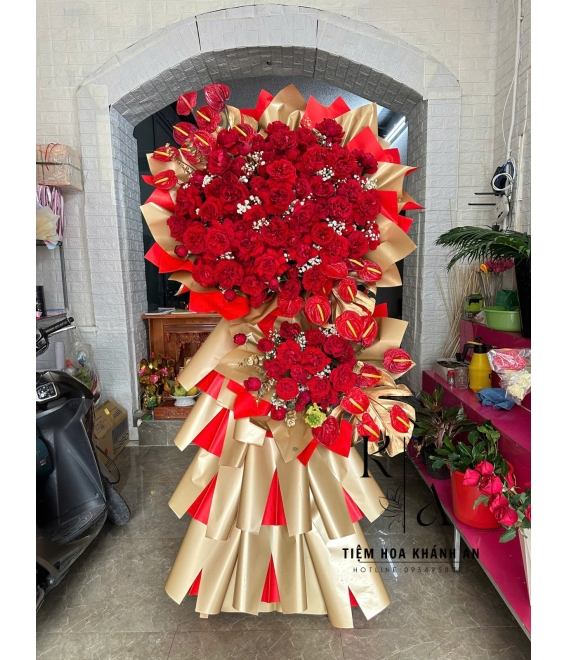Kệ hoa chúc mừng