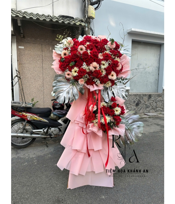 Kệ hoa chúc mừng khai trương