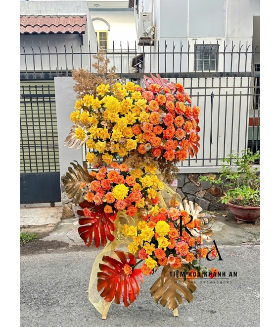 Kệ hoa chúc mừng khai trương