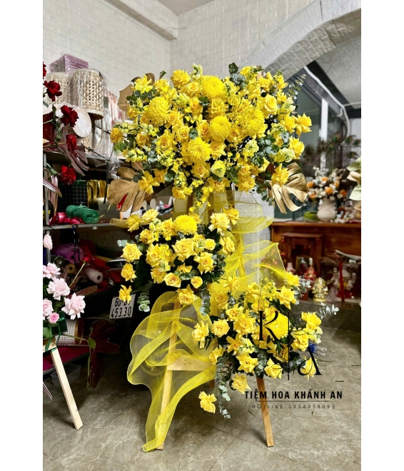 Kệ hoa chúc mừng khai trương
