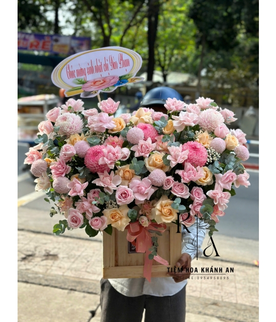 Giỏ hoa chúc mừng sinh nhật 