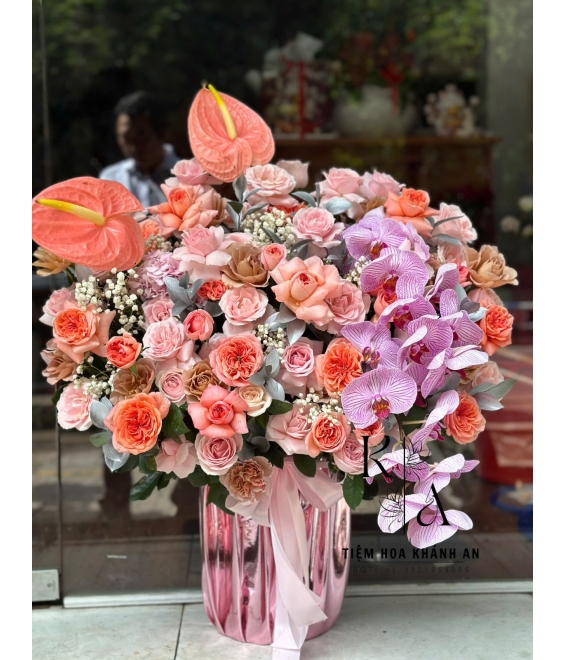 Giỏ hoa chúc mừng khai trương