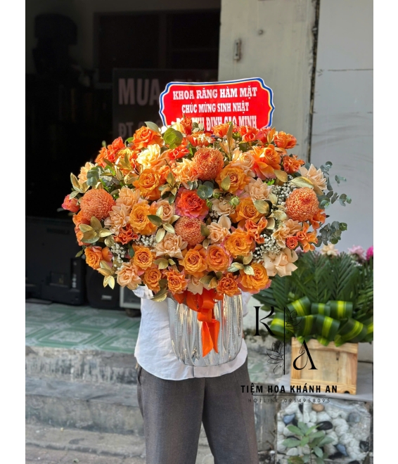 Giỏ hoa chúc mừng sinh nhật 