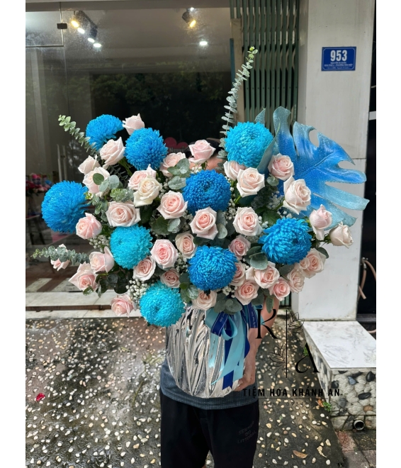 Giỏ hoa chúc mừng khai trương
