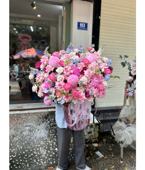 Giỏ hoa chúc mừng khai trương