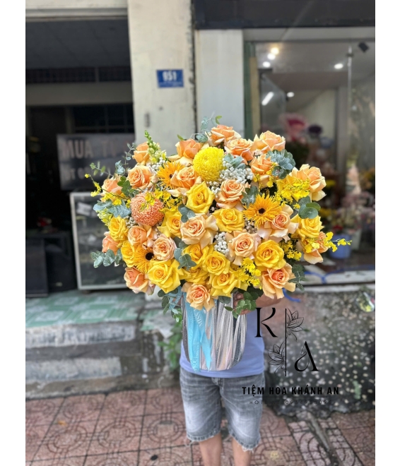 Giỏ hoa chúc mừng khai trương