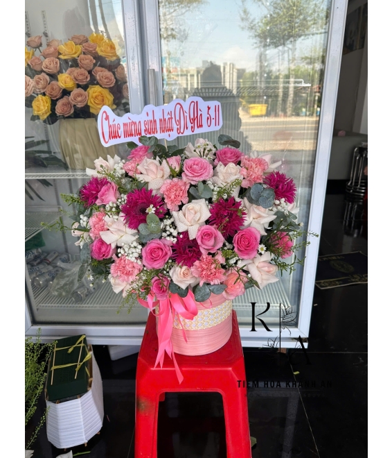 Giỏ hoa chúc mừng sinh nhật