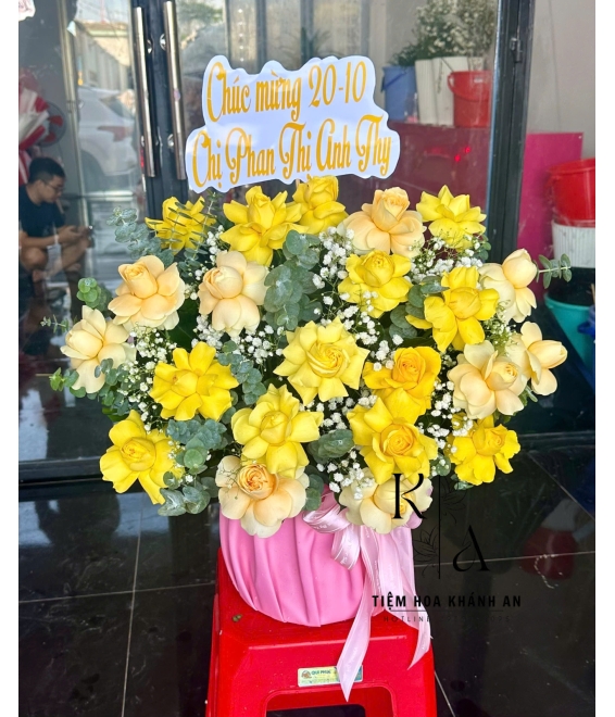 Giỏ hoa chúc mừng sinh nhật