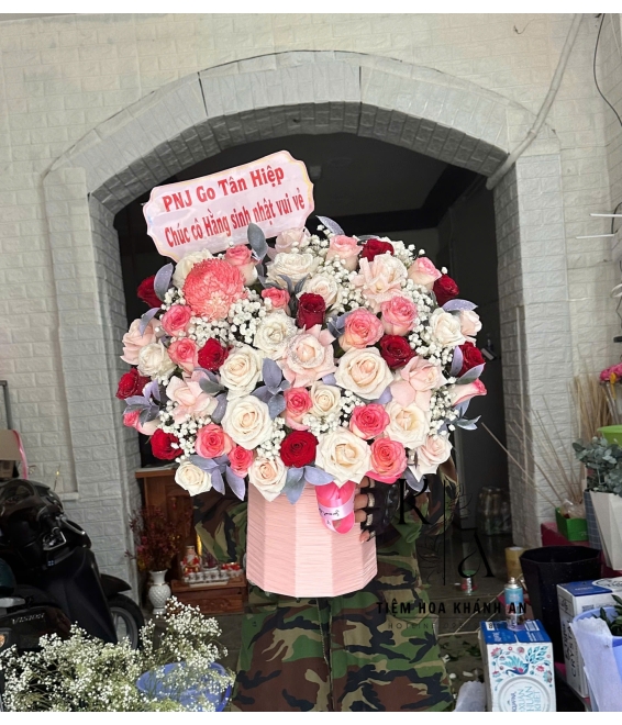 Giỏ hoa chúc mừng sinh nhật