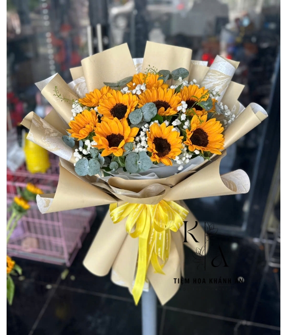 Bó Hoa Hướng Dương Vươn Xa