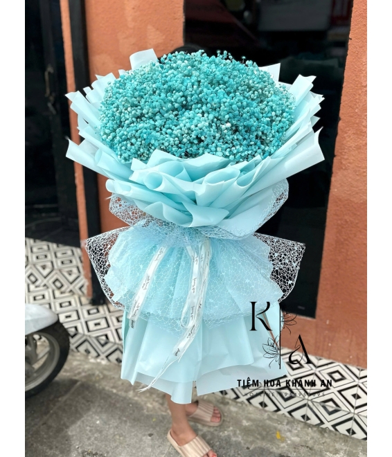 Bó Hoa Baby Xanh tại Biên Hòa