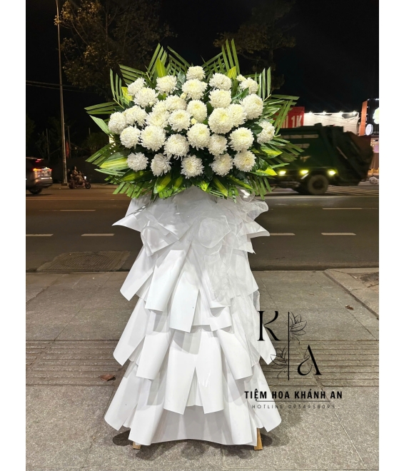 Kệ Hoa kính viếng ở biên hòa hoa cúc 1 tầng