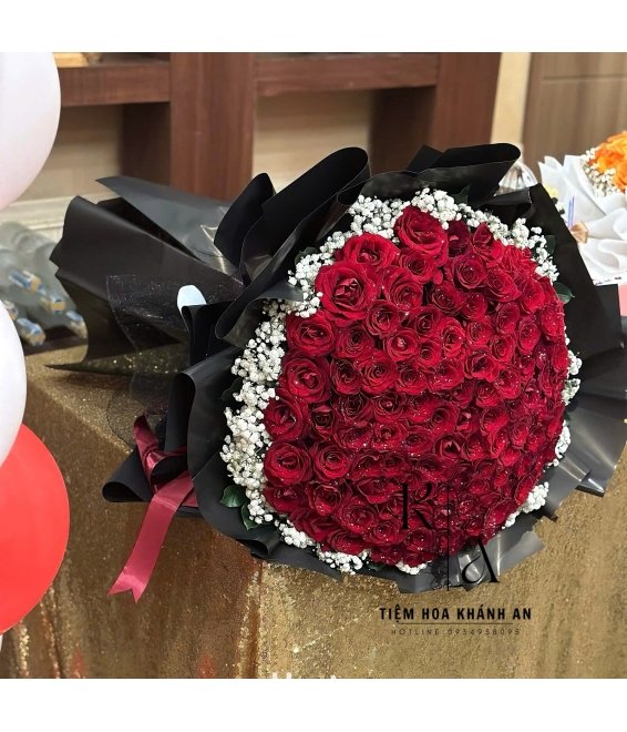 Bó Hoa tròn cao cấp ở biên hòa