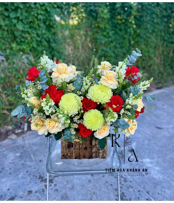 Giỏ hoa tặng thầy 20/11