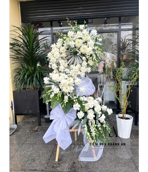 Kệ Hoa kính viếng mẫu 2 tầng đẹp 2026 tại Biên Hòa